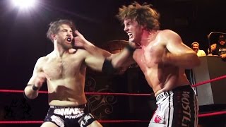 Chuck Oneil Splits Open Matthew Riddles Eye - Beyond Wrestling Fete Finale Ufc, Ces, Mma