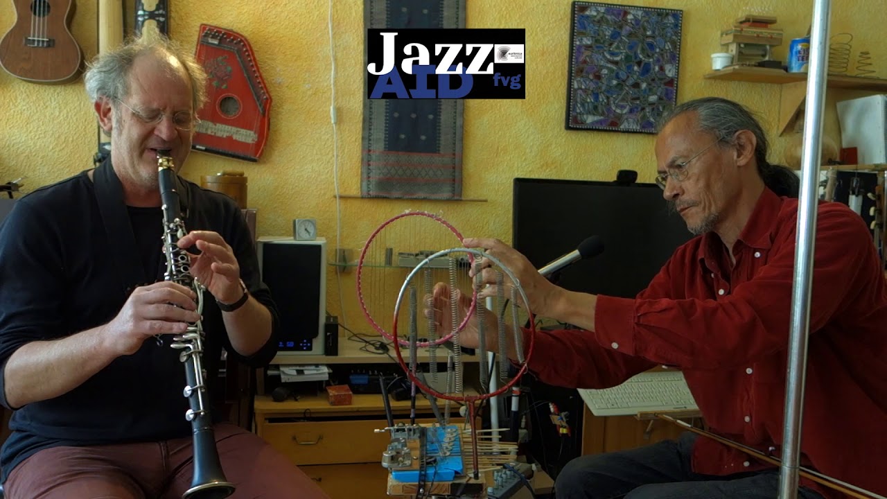 Enrico Sartori Ardhi Engl homelive per JazzAidFVG Euritmica YouTube