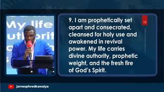 The alignment declarations for the heart dimension fasting...Apostle James Kawalya 