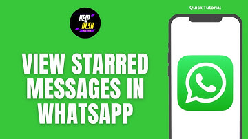How To View Starred Messages In WhatsApp