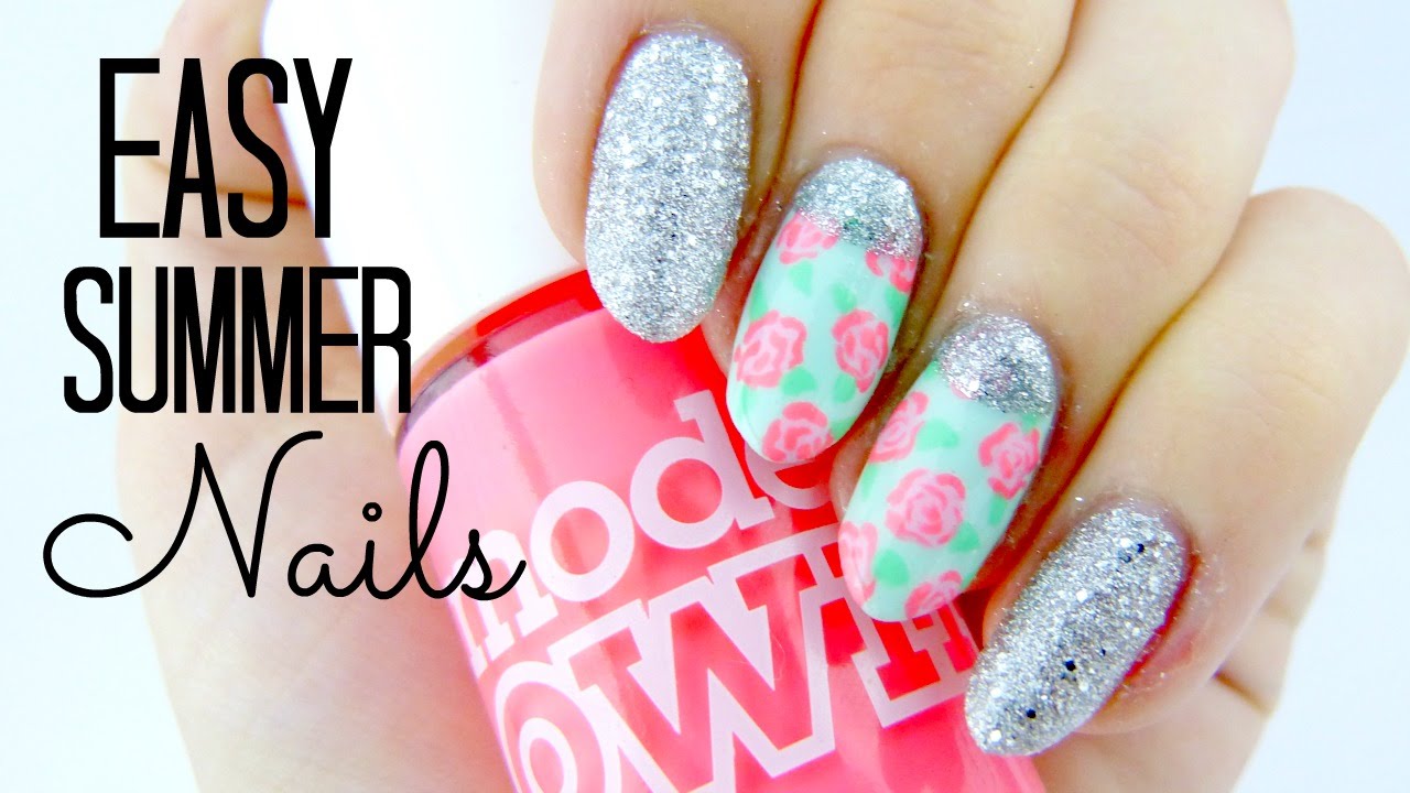 Summer Floral Nail Tutorial | sophdoesnails