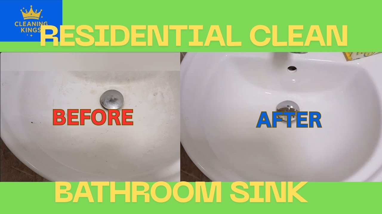 Make Your Bathroom Sink Sparkle: Quick & Easy Cleaning Tutorial | Cleaning For A Regular Client