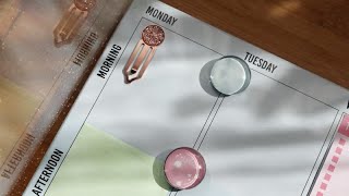 Unboxing my new HEMA magnetic week planner whiteboard and office supplies