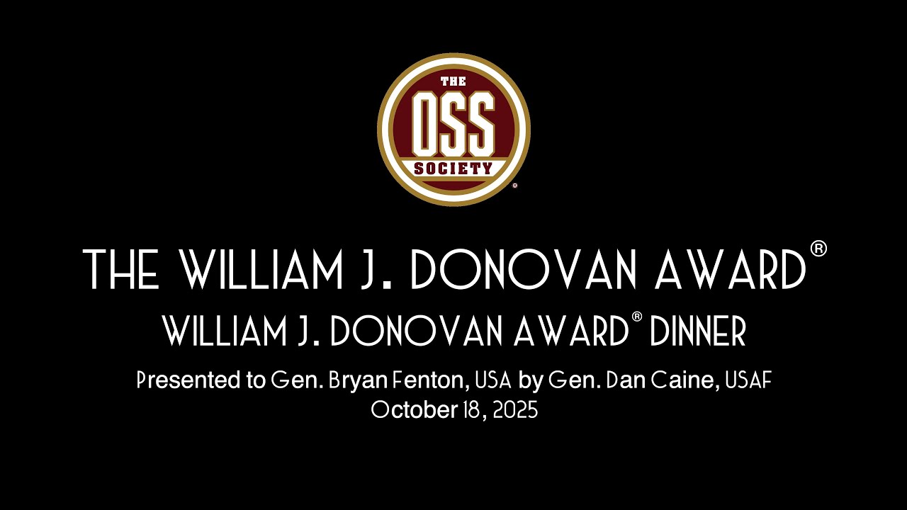 The William J  Donovan Award®