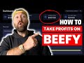 How to take profits on beefy  crypto passive income