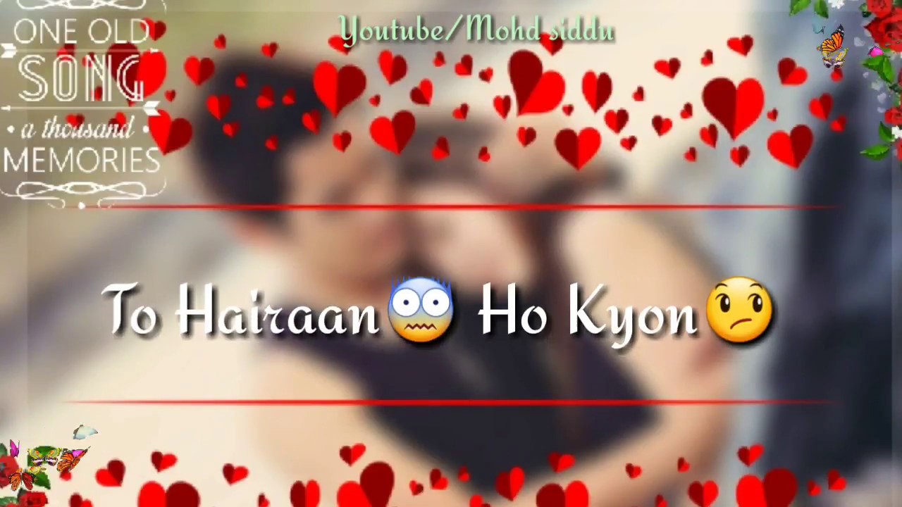 Romantic songMain Yahan HoonVeer Zaarawhatsapp status video