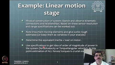 Lecture 31:Selection of Sensors and Actuators - Part I