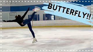 How To Do A Butterfly! - Tips For Beginners - Figure Skating Tutorial