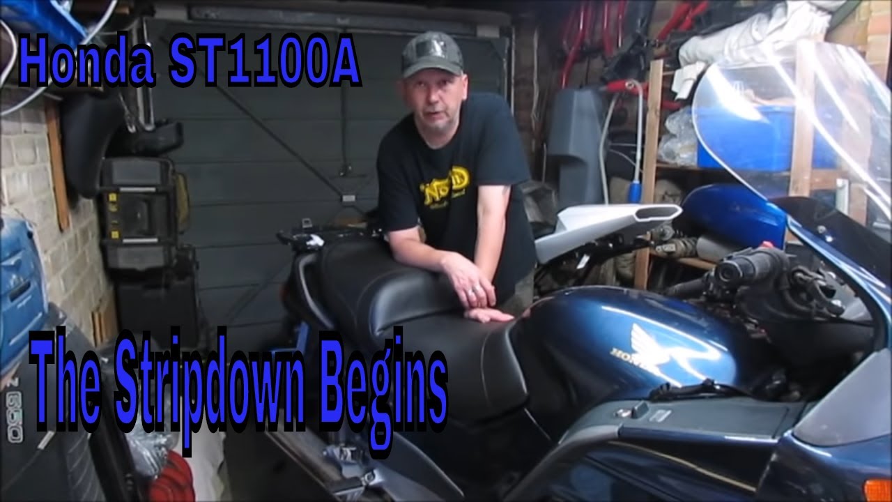 Honda St1100a — Начало разборки — Часть 1