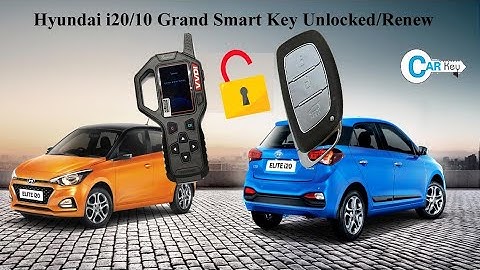 Hyundai i20/i10 grand smart key Unlock/Renew with Vvdi key tool