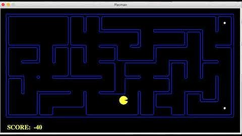 Breadth First Search algorithm solves Pacman Planning Problem