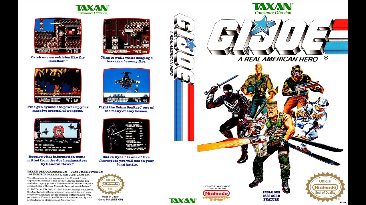 G.I. Joe: A Real American Hero [NES] - Why This Game is a Must-Play for Every Gamer!