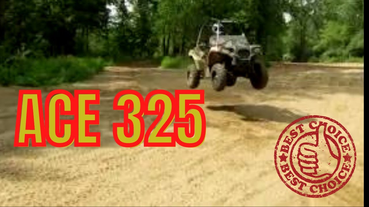 Polaris Ace 325 BEST UTV EVER- jumps mudding and more