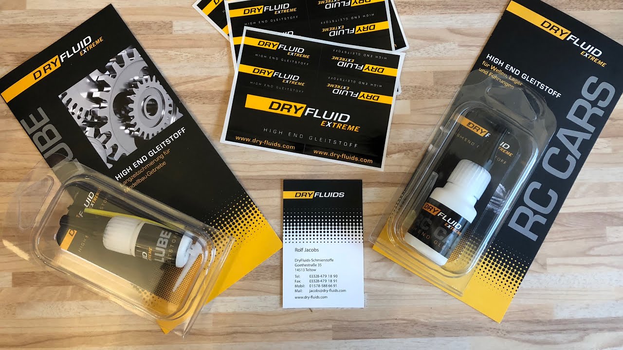 DryFluid Rc Cars/ Gear Lube / Gleitstoff/ Erklärung/ Anwendung/ erste