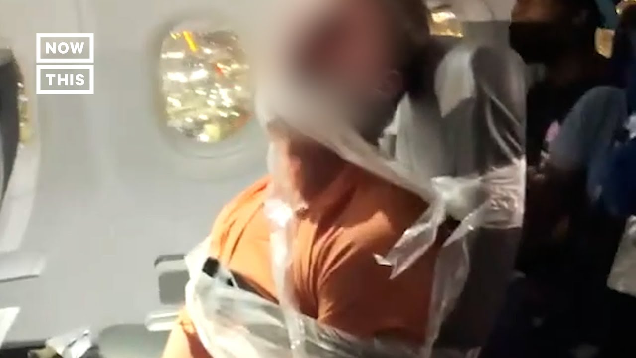 Frontier Airlines Passenger Duct Taped To Seat After Alleged Assault Youtube 