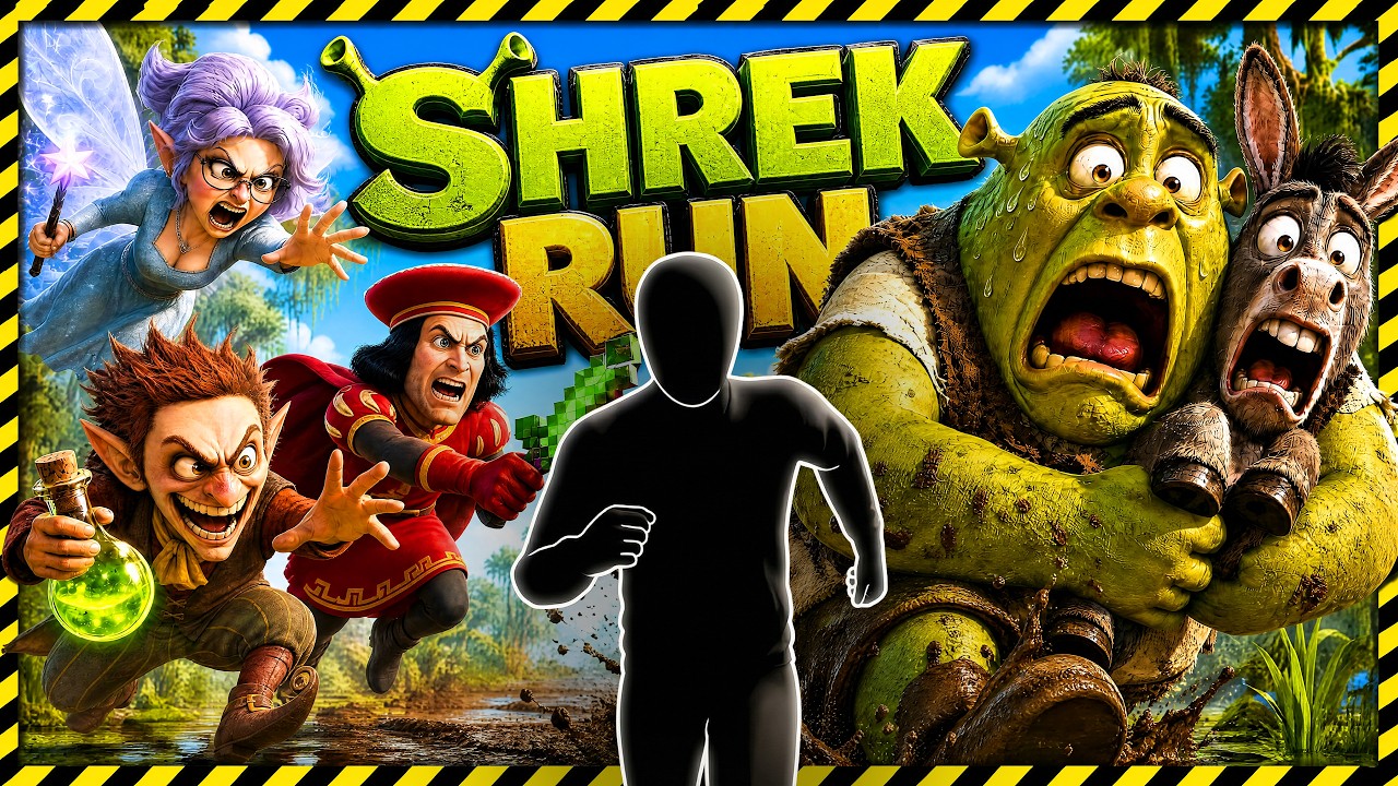 4K | SHREK RUN | Immersive Interactive Warm-Up | Full Body #10