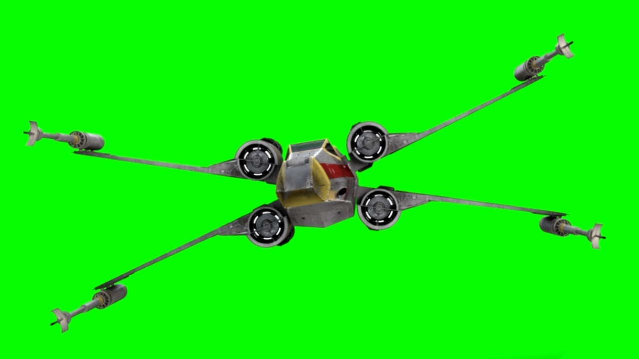XWing Green Screen Effect YouTube