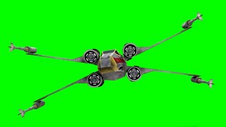 X-Wing - Green Screen Effect @Pointlesspedia