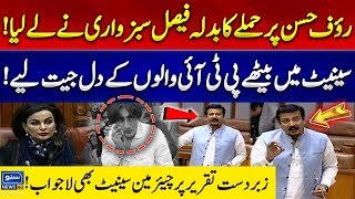 Rauf Hassan Incident | Faisal Sabzwari Stands With PTI | Most Fiery Speech at Senate Session Today