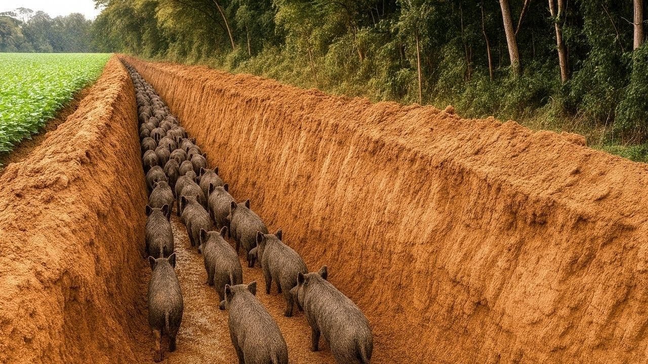 A estratégia INUSITADA dos fazendeiros para deter javalis selvagens está surpreendendo o Brasil