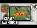 How To Make Infinite Lava Source In Minecraft