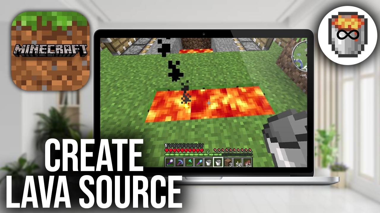 How To Make Infinite Lava Source In Minecraft - YouTube