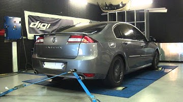 Reprogrammation moteur Renault Laguna GT dci 180cv @ 205cv dyno digiservices