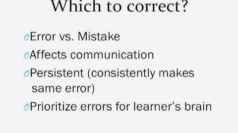 Error Types