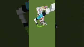 satisfying 😱😱Satisfying Minecraft Art 😱🔥 Most Creative Block Build Ever! #creative #art