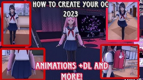 how to create your Oc 2023 /💗part14 💗 Yandere Simulator Tutorial #yanderesimulator #tutorial #game