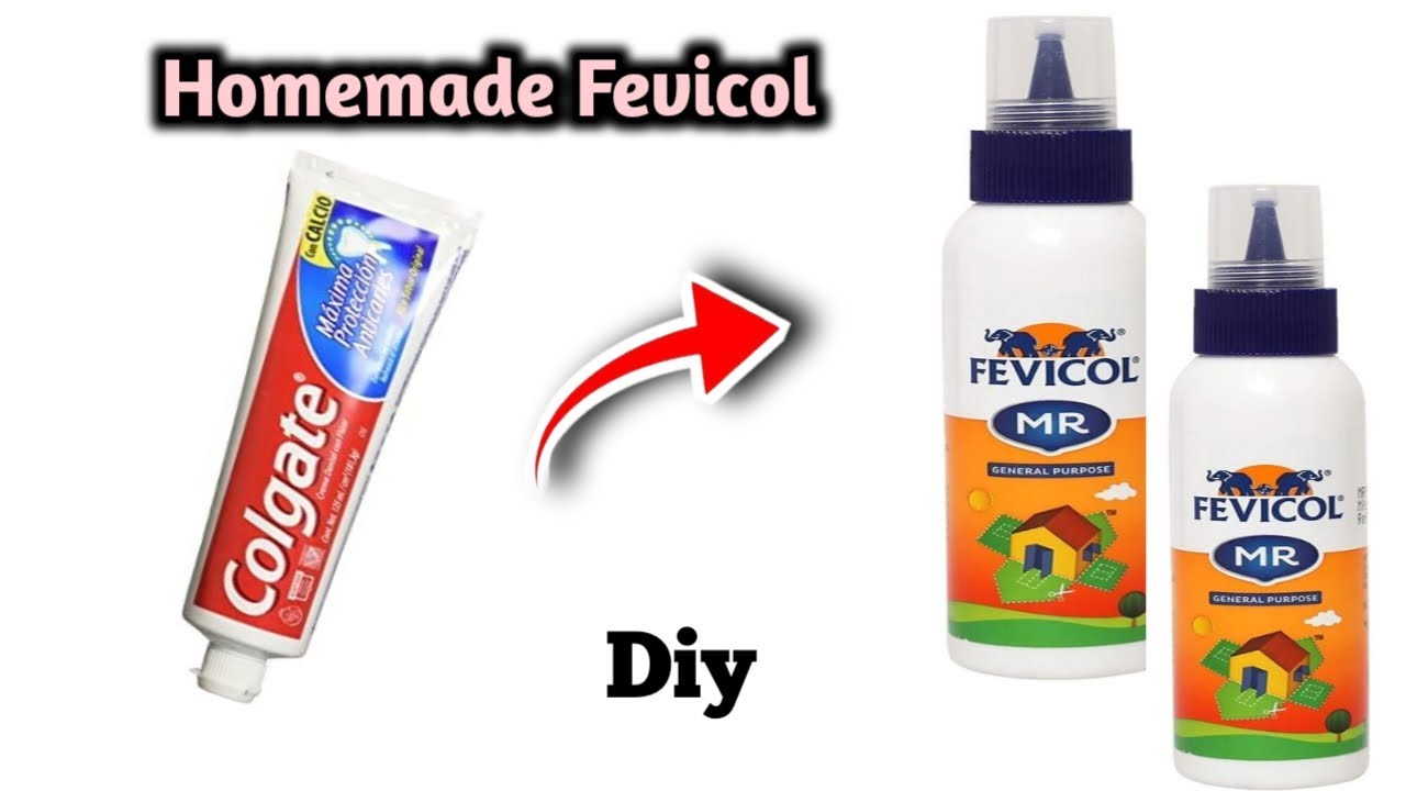 How to Make Fevicol Using Colgate | Easy Glue Hack | Homemade Glue Without Fevicol | Colgate Hack