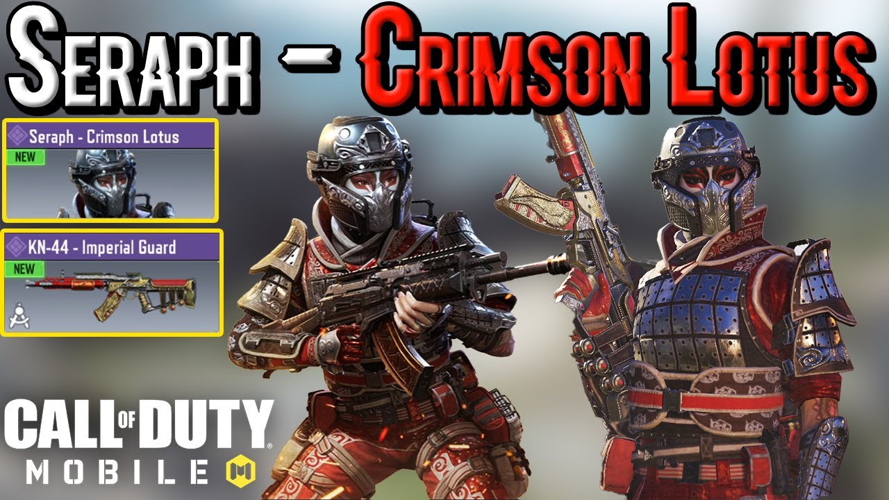 *NEW* SERAPH CRIMSON LOTUS CHARACTER + KN44 IMPERIAL GUARD BLUEPRINT GAMEPLAY in CALL OF DUTY MOBILE