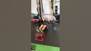 Feet Elevated Barbell Inverted Row w/Chains