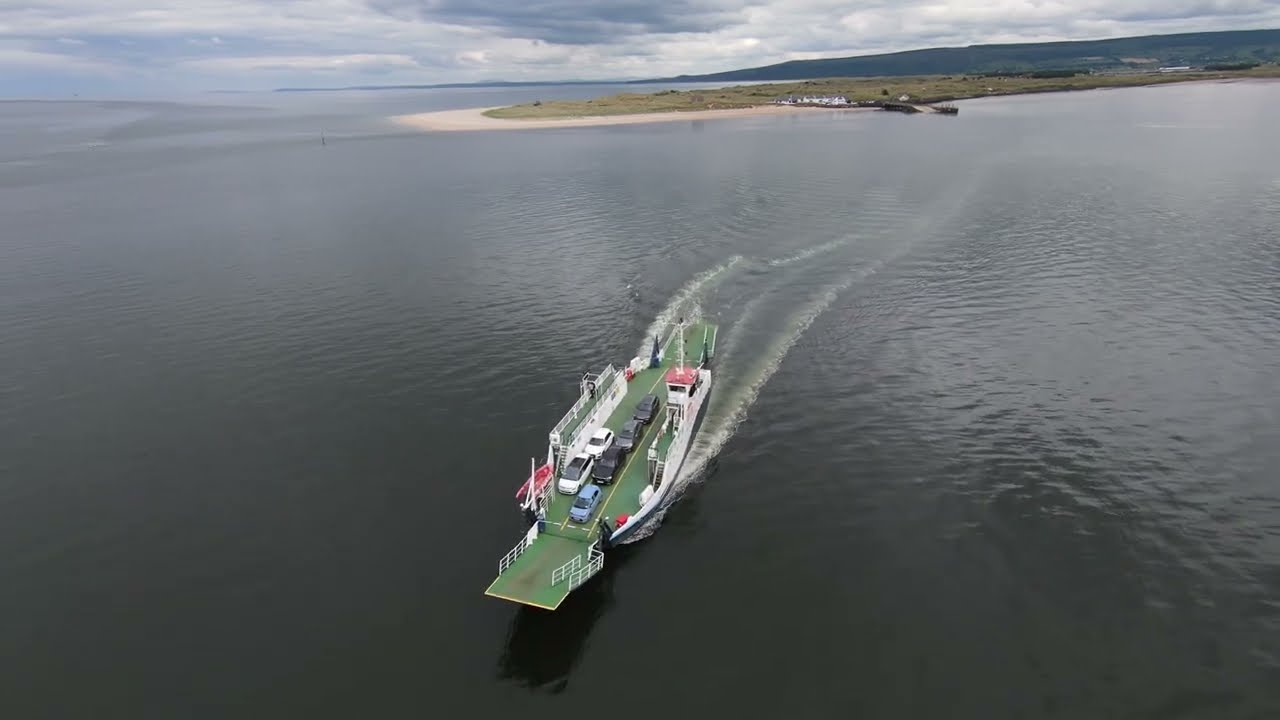 DJI FPV Drone Footage 4K Lough Foyle Ferry Magilligan Greencastle Ferry