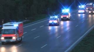 Ebola Verdacht In Bochum - Hochinfektionstransport Bf Düsseldorf Auf Einsatzfahrt