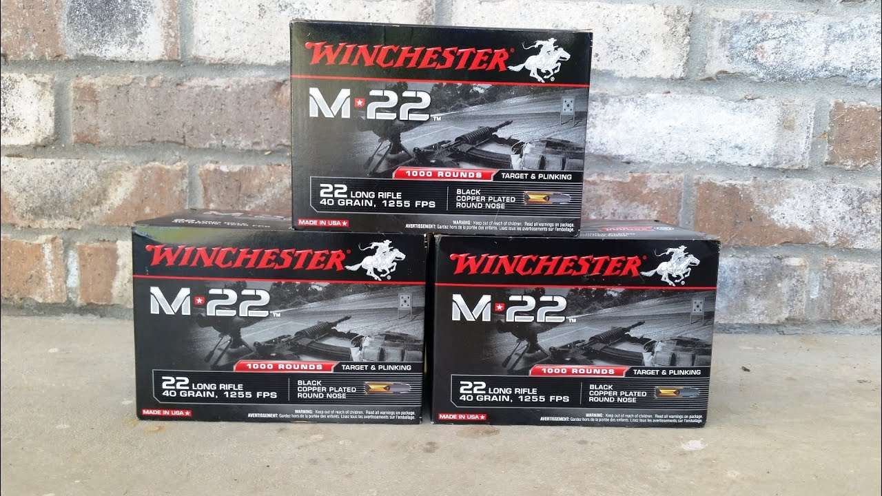 Academy 22 LR Ammo Score 3000rds Winchester M-22s 5/4/16