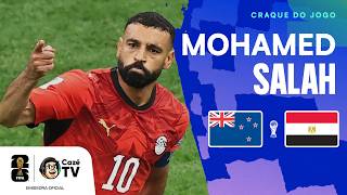 O FARAÓ! TODOS OS LANCES DE MOHAMED SALAH EM NOVA ZELÂNDIA X EGITO | COPA DO MUNDO | 2ª RODADA