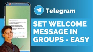 How To Set Welcome Message In Group || How To Use Welcome Message Option In Group Help Bot !