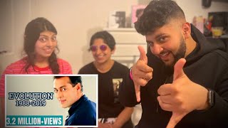 Salman Khan Evolution (1988- 2019) - 🇬🇧 Reaction!