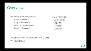 PASS WIT  What is Power BI w/ Angela Henry