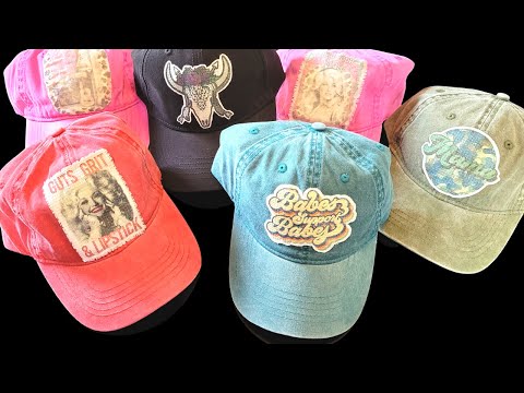 Video DIY Hat Tutorial / How To Make and Attach Hat Patches... - youtube