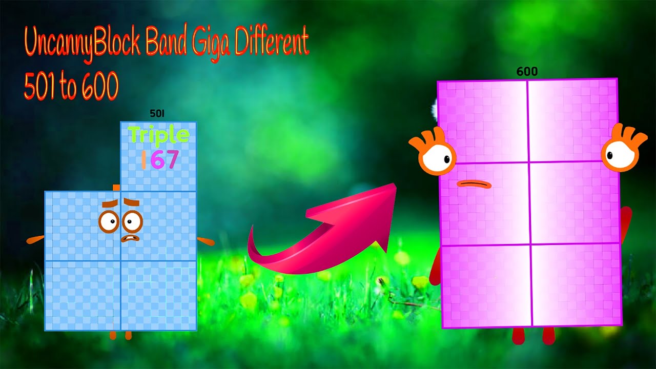 UncannyBlock Band Giga Different (501 to 600) | Great Sounds !