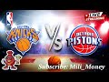NBA Knicks Vs Pistons Friday Night Basketball NBA2K26 Simulation Game