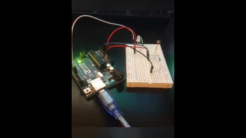 Allumage LED avec une photorésistance (Arduino)