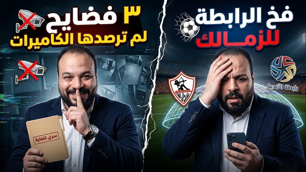 فصْايح لم ترصدها الكاميرات ف مباراة الزمالك/الفخ القادم برعاية الذكاءالاصطناعي/ورطةمعتمد بسبب باتمان