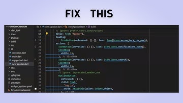 How to Fix "Prefer const with constant constructors problem" in Flutter