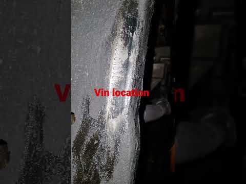 Nissan vin/chassis number location