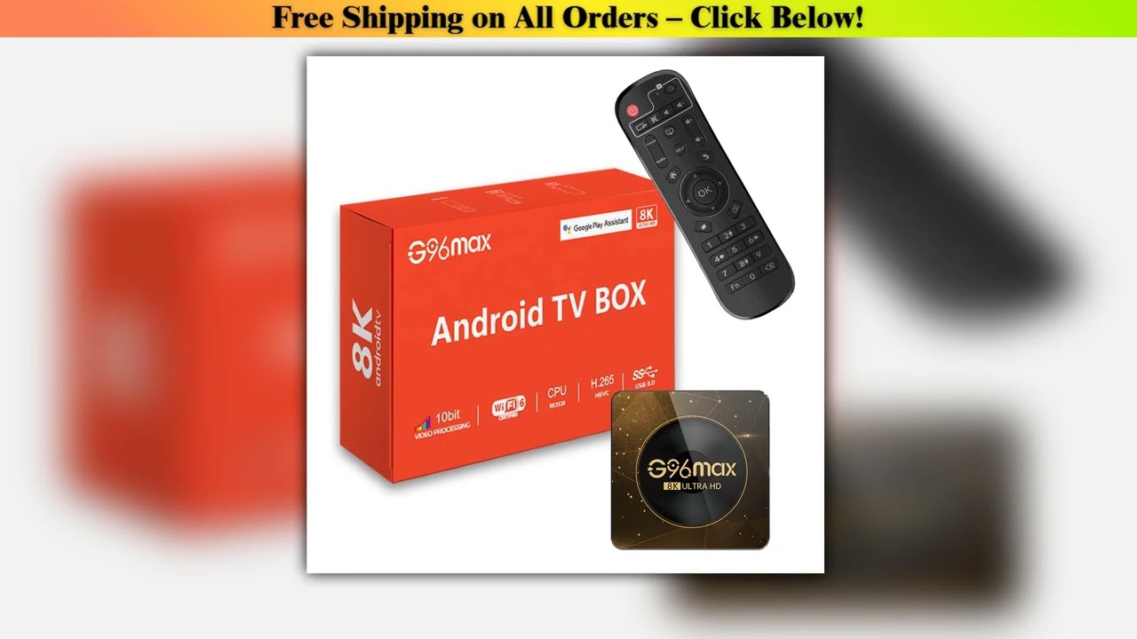 Android 13 8K Ultra HD Smart TV Box Wifi6 Fast Stable Transmission Media Player 4GB64GB Large