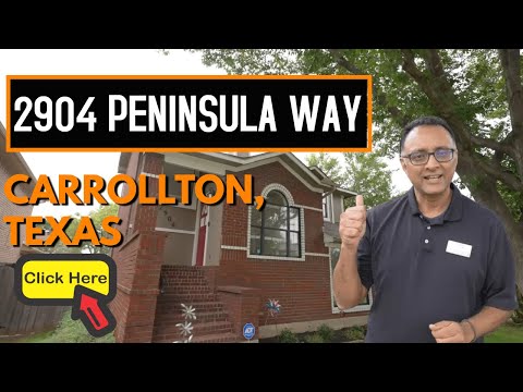 2904 Peninsula Way, Carrollton, TX home video tour