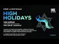 High Holidays 2023 - Yom Kippur Live From Relix Studio | 9/25/23